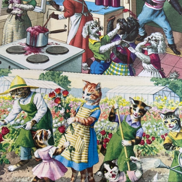 Vintage Postcards. Set of 5 Mainzer Cats/Dogs - Picture 7 of 12